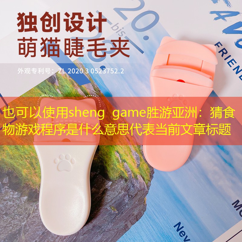 sheng game胜游亚洲：猜食物游戏程序是什么意思